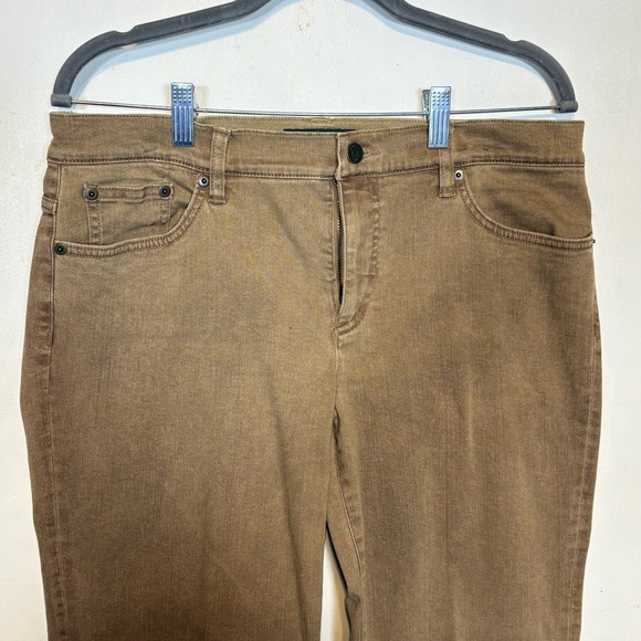 Ralph Lauren Denim - Ralph Lauren Women's Brown Straight Leg Jeans